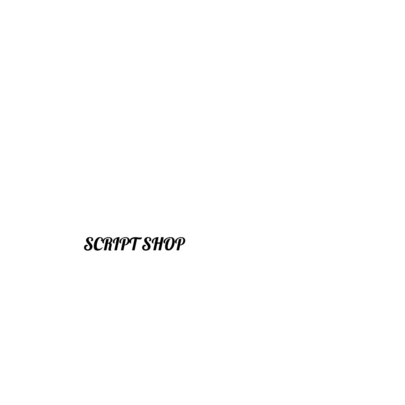 Vanya's Script Shop 2.0 New Logo